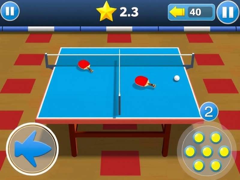 Jai Ho Table Tennis Game Screenshot